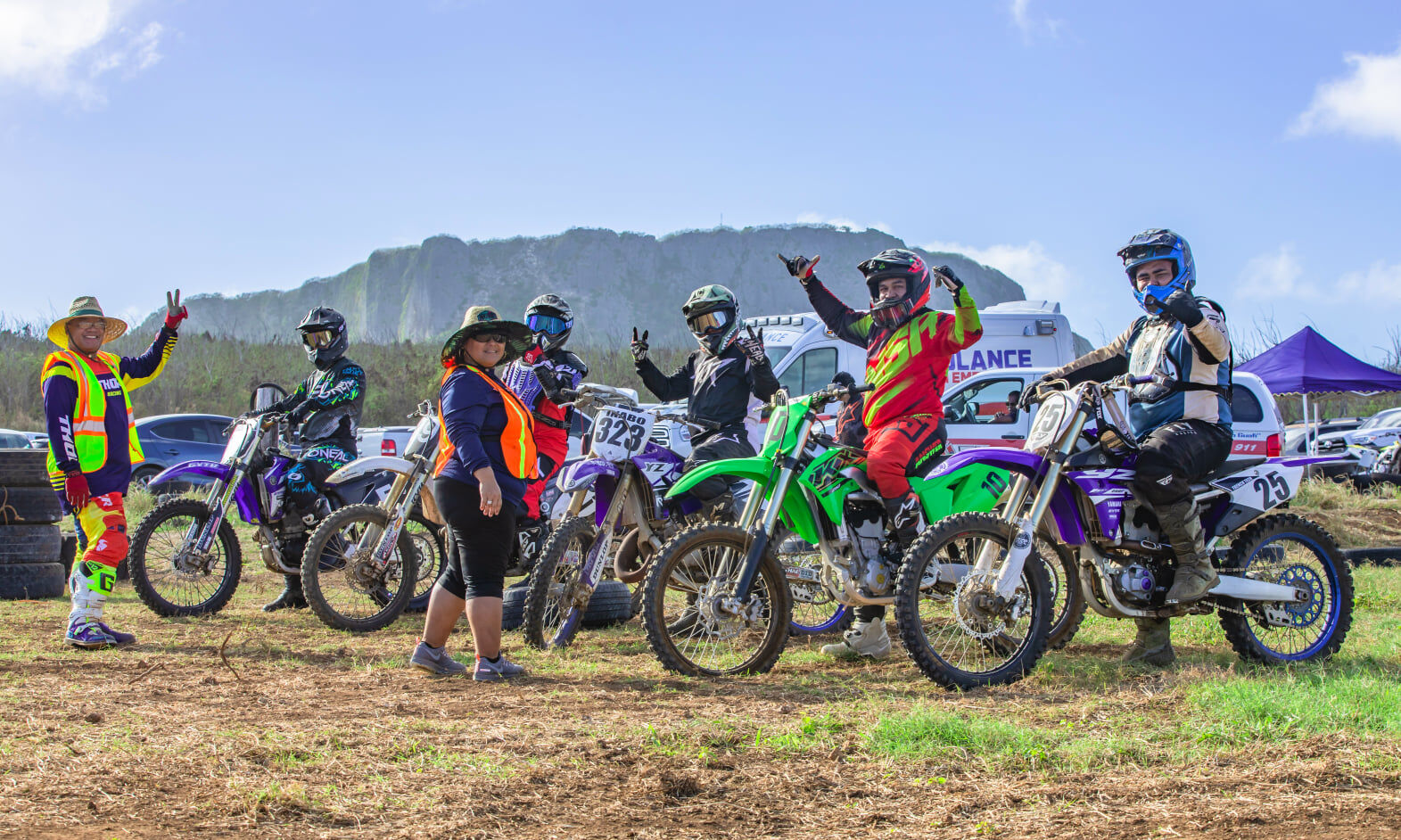 Novice class rider